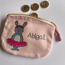 Load image into Gallery viewer, Zip coin purse/mini pouch
