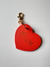 Load image into Gallery viewer, Personalised vegan leather keyring
