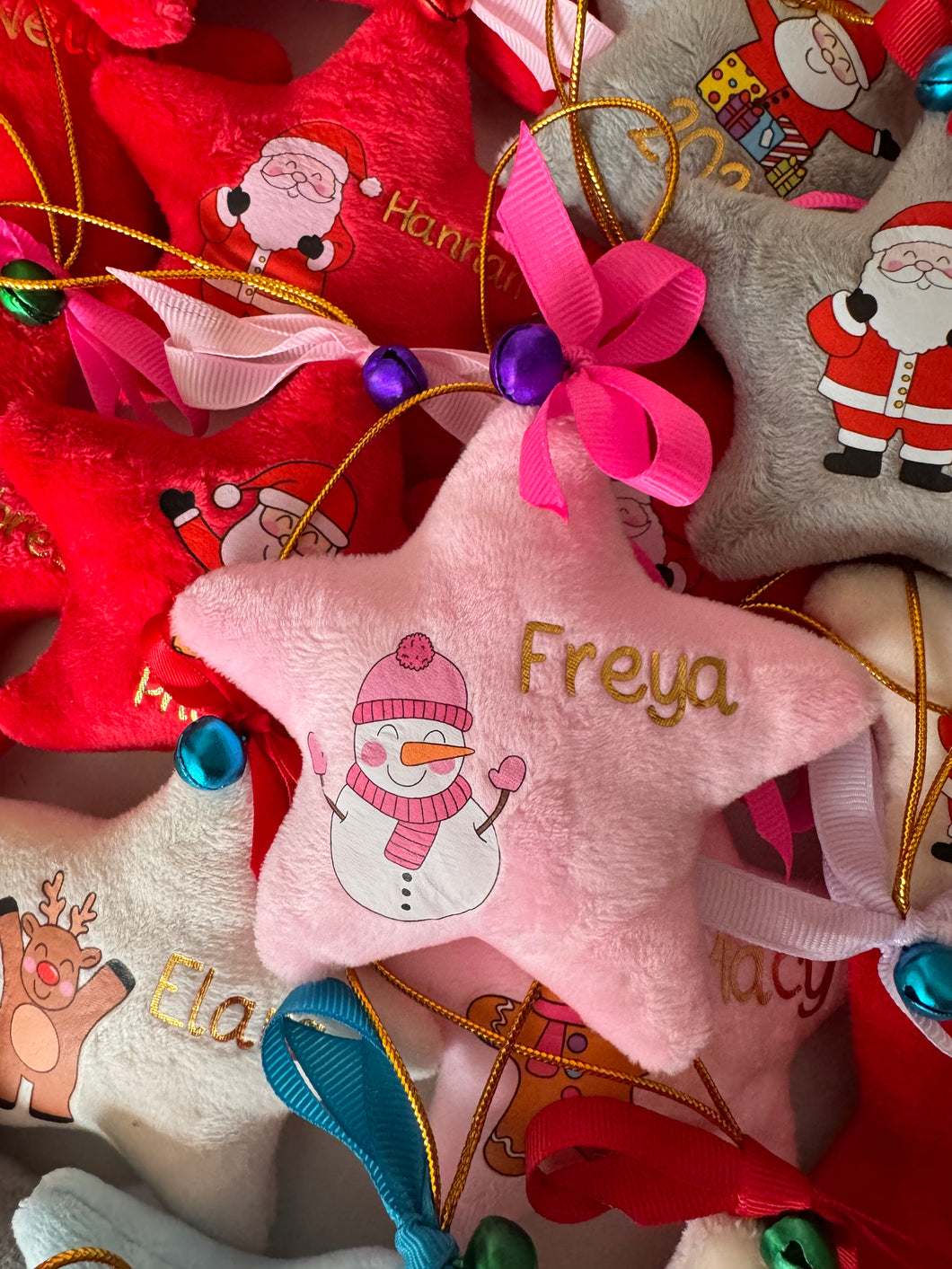 Personalised Christmas Star Decoration