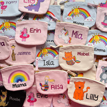 Load image into Gallery viewer, Zip coin purse/mini pouch
