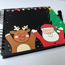 Load image into Gallery viewer, Hand painted Christmas Scrapbook
