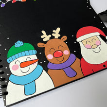 Load image into Gallery viewer, Hand painted Christmas Scrapbook
