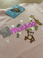 Load image into Gallery viewer, Children&#39;s Personalised T-shirt (3-13 years)
