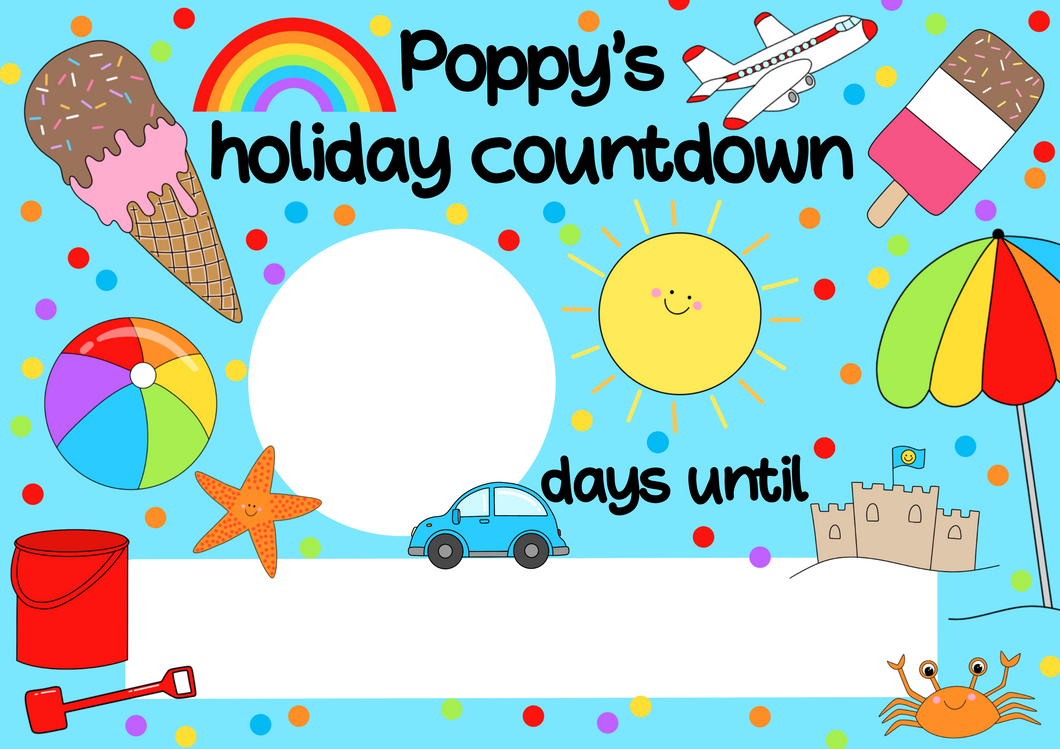 Holiday Countdown Whiteboard