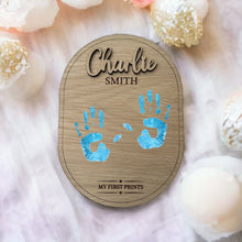 Load image into Gallery viewer, Baby&#39;s First Hand Prints Plaque
