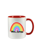 Load image into Gallery viewer, Rainbow Name Mug
