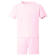 Load image into Gallery viewer, NEW Ribbed T-shirt and shorts set
