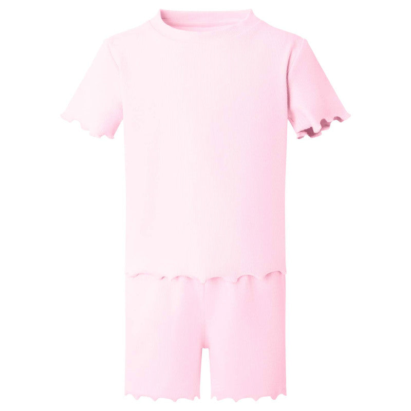 NEW Ribbed T-shirt and shorts set