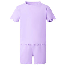Load image into Gallery viewer, NEW Ribbed T-shirt and shorts set
