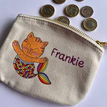Load image into Gallery viewer, Zip coin purse/mini pouch
