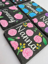 Load image into Gallery viewer, Hand painted slate coaster
