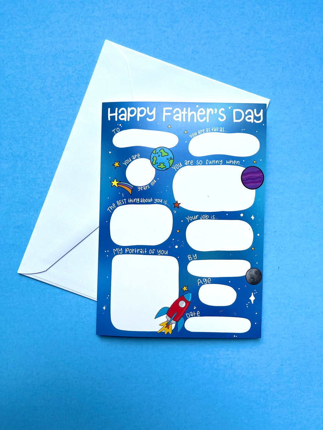 Father's Day Keepsake Card