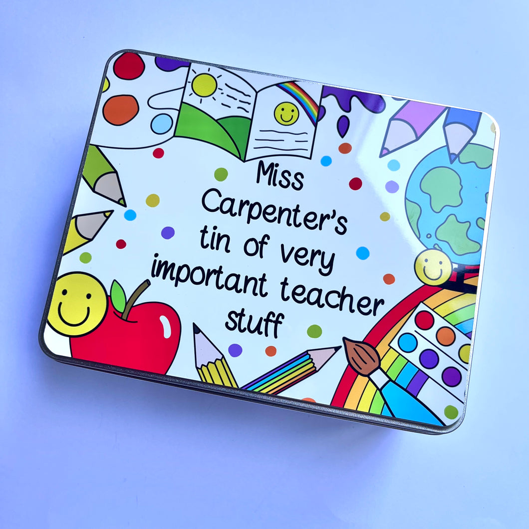 Teacher Tin (2022 design)