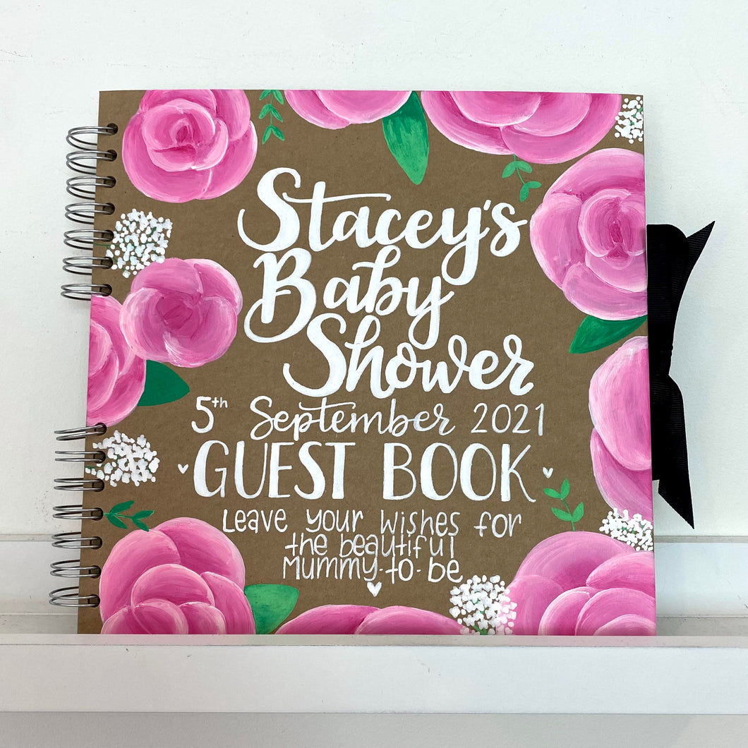 Kraft Brown Hand Painted Scrapbook