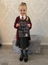 Load image into Gallery viewer, Starting School Hand Painted Chalkboard

