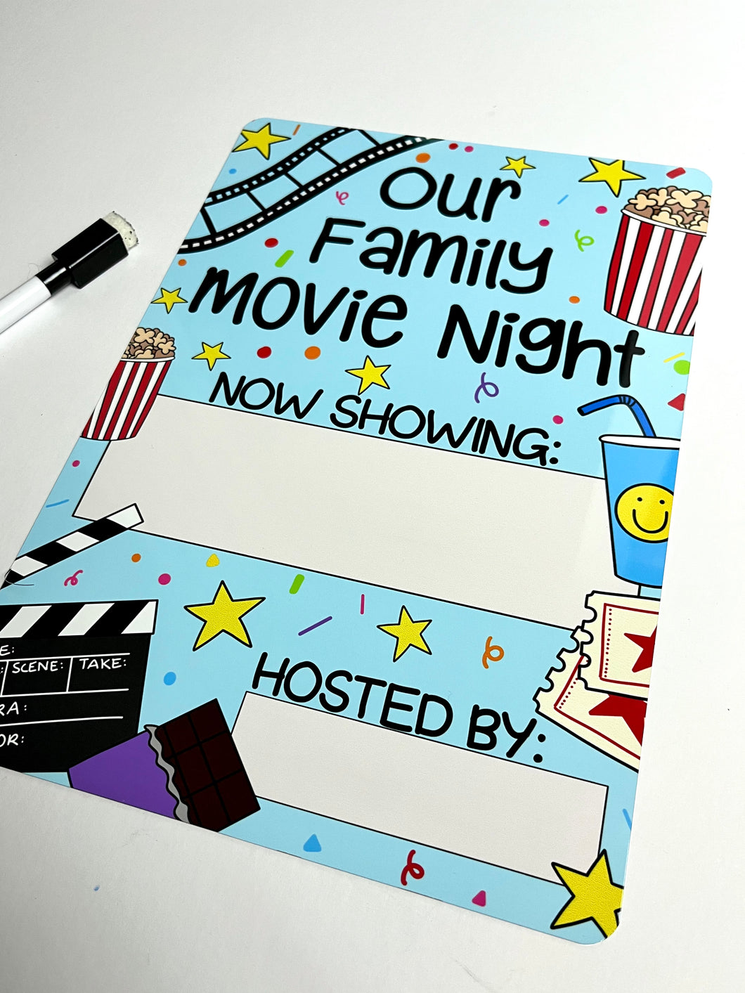 Movie Night Whiteboard