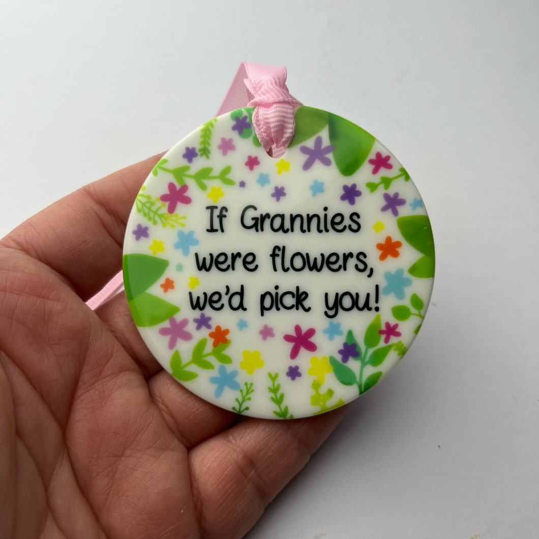 Flowers Ceramic Keepsake Decoration