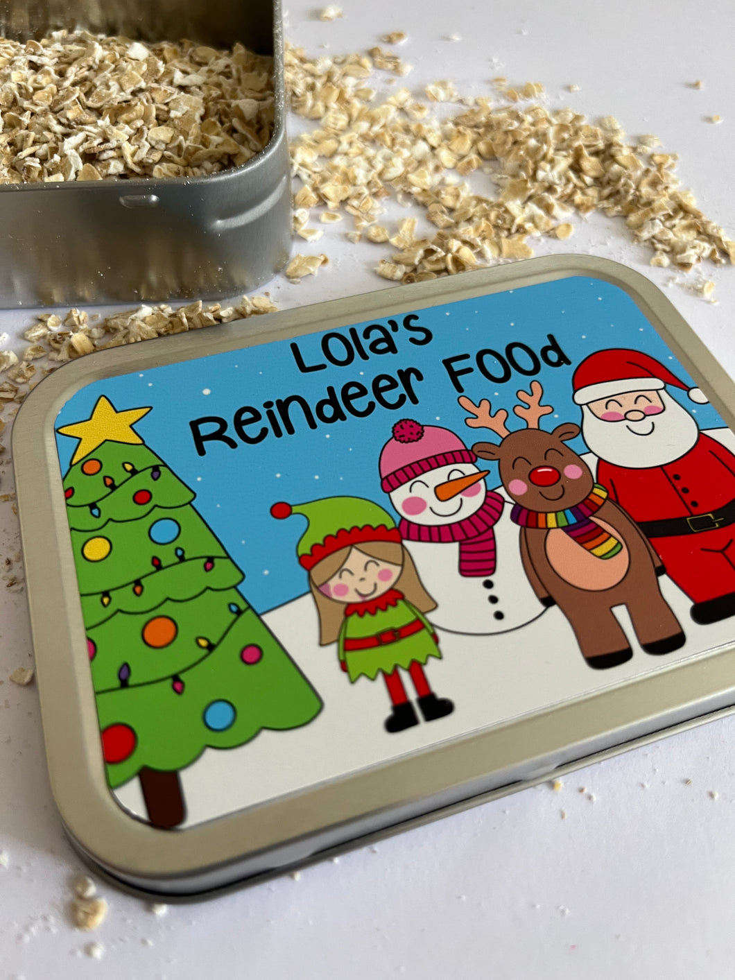 Reindeer Food Tin