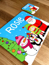 Load image into Gallery viewer, Design your own Christmas Placemats and Coasters
