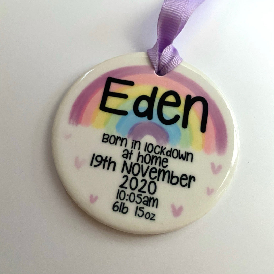 Ceramic Rainbow Decoration