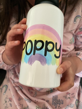 Load image into Gallery viewer, Personalised Water Bottle (400ml sports cap)

