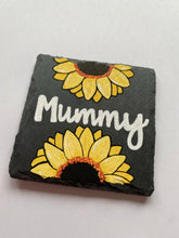 Load image into Gallery viewer, Hand painted slate coaster
