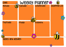 Load image into Gallery viewer, Weekly Planner Whiteboard
