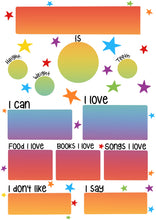 Load image into Gallery viewer, Ombre Rainbow Birthday Whiteboard
